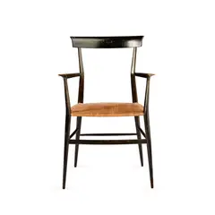 Colombo Sanguineti, 'TIGULLINA' CHAIR, c.1959, 1959, ebonised wood and cane