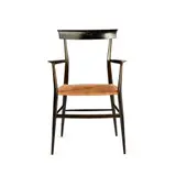 Colombo Sanguineti, 'TIGULLINA' CHAIR, c.1959, 1959, ebonised wood and cane