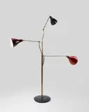 Angelo Lelii, FLOOR LAMP, DESIGNED c.1950, 1950, enamelled aluminium