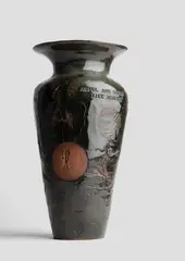 Grayson Perry C.B.E., 'AWFUL AND SIMPLE LIKE MURDER' VASE, 1987, 1987, glazed earthenware