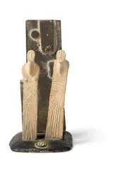 John Maltby, TWO FIGURES AND A TOWER, stoneware