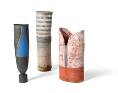 Robin Welch, THREE VESSELS, stoneware