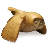 Laurence Broderick, BARN OWL, patinated bronze