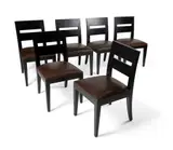 Christian Liaigre, SET OF SIX 'ARCHIPEL' CHAIRS, DESIGNED 1994