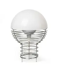 Verner Panton, 'WIRE' TABLE LAMP, DESIGNED 1972, 1972, chrome plated steel and plastic