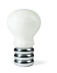 'GIANT BULB' TABLE LAMP, DESIGNED 1966 by Ingo Maurer, 1966, glass and chrome plated metal, sold Oct 2025
