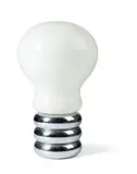 Ingo Maurer, 'GIANT BULB' TABLE LAMP, DESIGNED 1966, 1966, glass and chrome plated metal