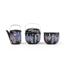MINIATURE 'SUOMI' COFFEE SET by Eduardo Paolozzi, porcelain, offered Oct 2025
