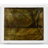 Derek Jarman, UPPER GROUND, 1969, 1969, pencil with oil glaze on panel