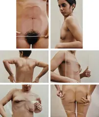 Untitled (Glass on Body Imprints) by Ana Mendieta, 1972, suite of six color photographs, sold Feb 2018