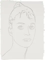 Heather Watts by Andy Warhol, 1986, graphite on HMP paper, sold Feb 2018