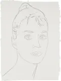 Andy Warhol, Heather Watts, 1986, graphite on HMP paper