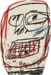 Jean-Michel Basquiat, Untitled, 1981-1982, crayon and ink on paper