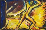 Helmut Middendorf, The Street, 1984, oil on canvas