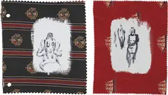 Untitled by Sue Williams, 1994, acrylic on fabric, diptych, offered Feb 2018