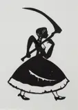 Kara Walker, Untitled, 1998, cut paper on paper