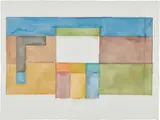 David Novros, Untitled, 1975, watercolor on paper