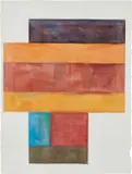 David Novros, Untitled, 1975, watercolor on paper