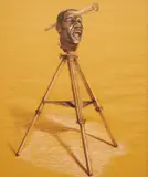 Armando Mariño, El tercer ojo (The Third Eye), 2000, crayon on cardboard
