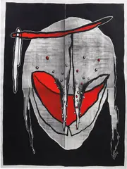Aaron Curry, Big Bad, 2009, silkscreen on paper