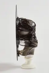 Nick van Woert, Damnatio Memoriae (black), 2011, fiberglass statue and polyurethane