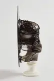 Nick van Woert, Damnatio Memoriae (black), 2011, fiberglass statue and polyurethane