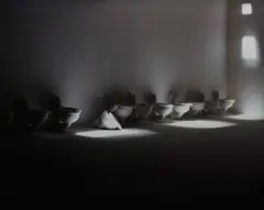 James Casebere, Toilets, 1995, Dye destruction print