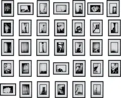 Gregor Schneider, Totes Haus Ur Rheydt - Series A, 1999, black and white photographs, in artist's frames, in 34 parts
