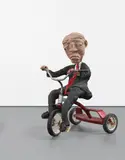 Will Ryman, Man on Tricycle, 2005, steel, epoxy resin, expansion foam and tricycle