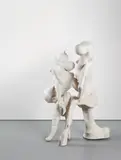 Rachel Feinstein, Satyrs, 2008, resin, nylon and polyester, in 3 parts