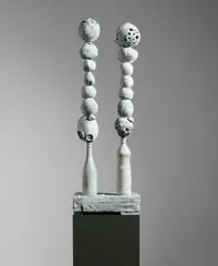 Pommel and Pomerans by Tal R, 2005, lacquered bronze, sold Feb 2018