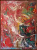Dan Rees, Artex Painting, 2012, oil on canvas