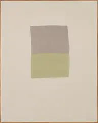 Ethan Cook, Untitled, 2013, hand woven cotton canvas and canvas, in artist's frame