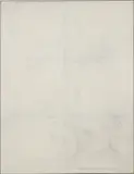 David Ostrowski, F (dann lieber nein), 2013, lacquer and dirt on canvas, in artist's wooden frame
