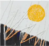 Trudy Benson, White Light, 2013, oil, acrylic and spray paint on panel