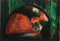 Rosson Crow, The Year of Infinity, 2005, oil, enamel and spray enamel on canvas