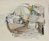 Katy Moran, Over at Willy Werners, 2008, acrylic on board