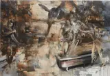 Zsolt Bodoni, The Birth, 2011, acrylic and oil on canvas