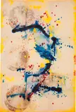 JPW3, 4PO, 2015, wax with ink transfer on canvas