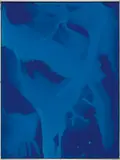 Kasper Sonne, TXC (AWNY), 2014, industrial paint and chemicals on canvas, in artist's aluminum frame