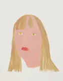 Vanessa Beecroft, Untitled (Portrait of a Woman), 1999, oil on canvas