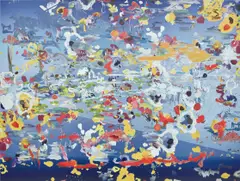 iola ex by Petra Cortright, 2014, digital painting on aluminum, sold May 2018
