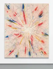 Harmony Korine, Starburst Wooly, 2014, ink on canvas