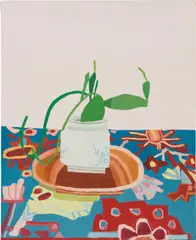 Special Cactus by Jonas Wood, 2007, oil on canvas, sold May 2018