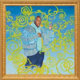 Kehinde Wiley, Passing/Posing #1, 2002, oil on canvas, in artist's frame