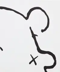 Untitled (MBFH4) by Kaws, 2014, acrylic on canvas, sold May 2018