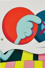 Untitled by Kaws, 2014, acrylic on canvas, sold May 2018