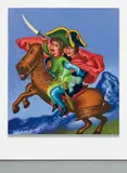 Peter Saul, Two Napoleons Crossing the Alps