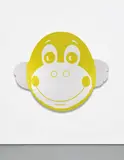 Monkey (Yellow) by Jeff Koons, 2004-2009, mirror-polished stainless steel with transparent color coating, sold May 2018