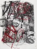 Untitled (cartoon) by Richard Prince, 2015, inkjet and silkscreen on canvas, sold May 2018